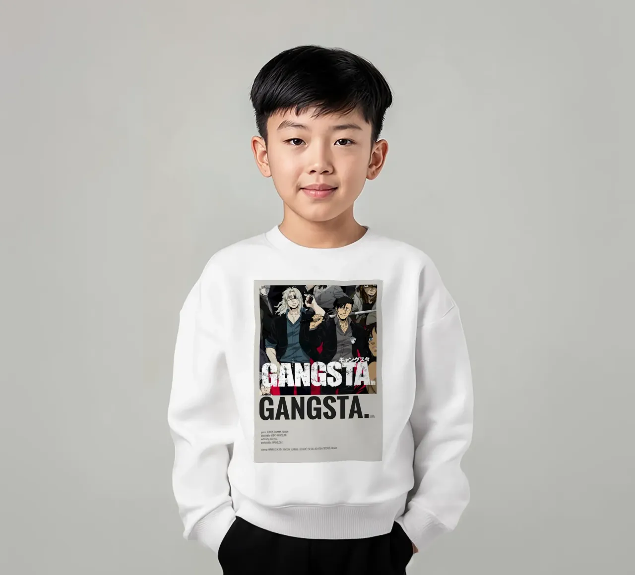 GANGSTA. 2015 felpa bambino da Totoya