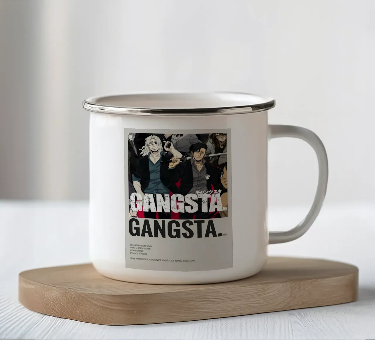 GANGSTA. 2015 tazza in smalto da Totoya