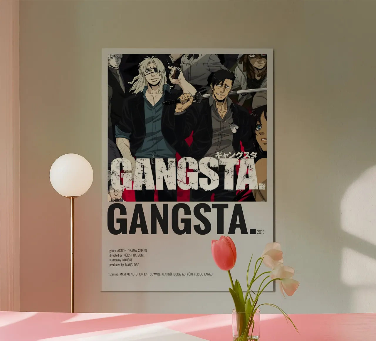 GANGSTA. 2015 carta hahnemühle da Totoya