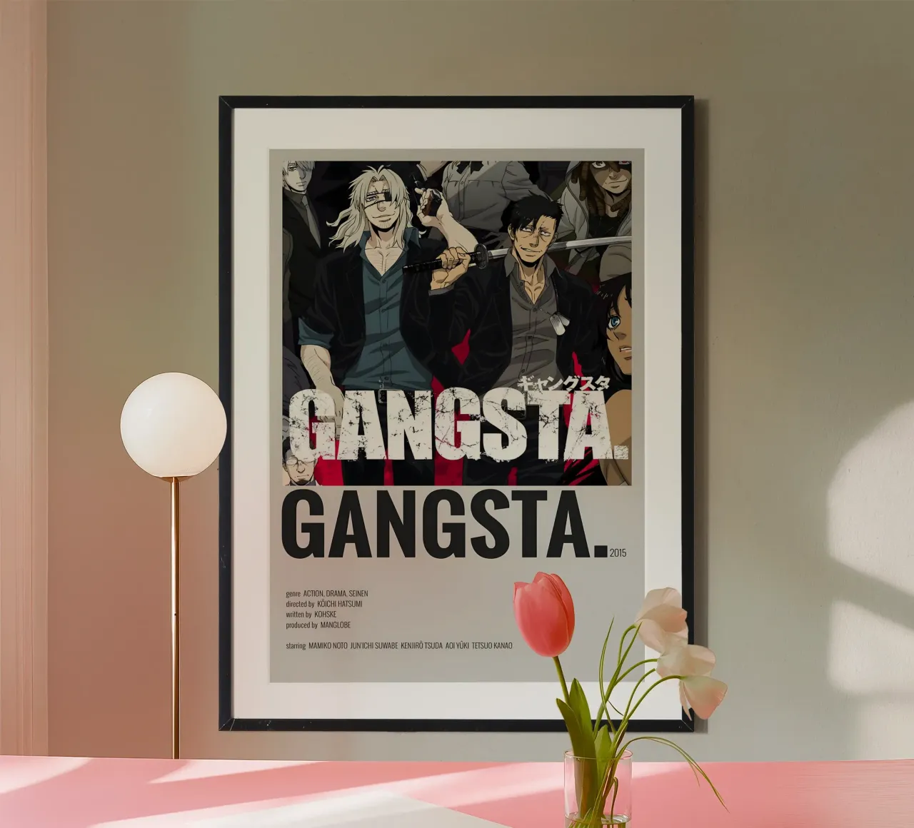 GANGSTA. 2015 carta hahnemühle da Totoya