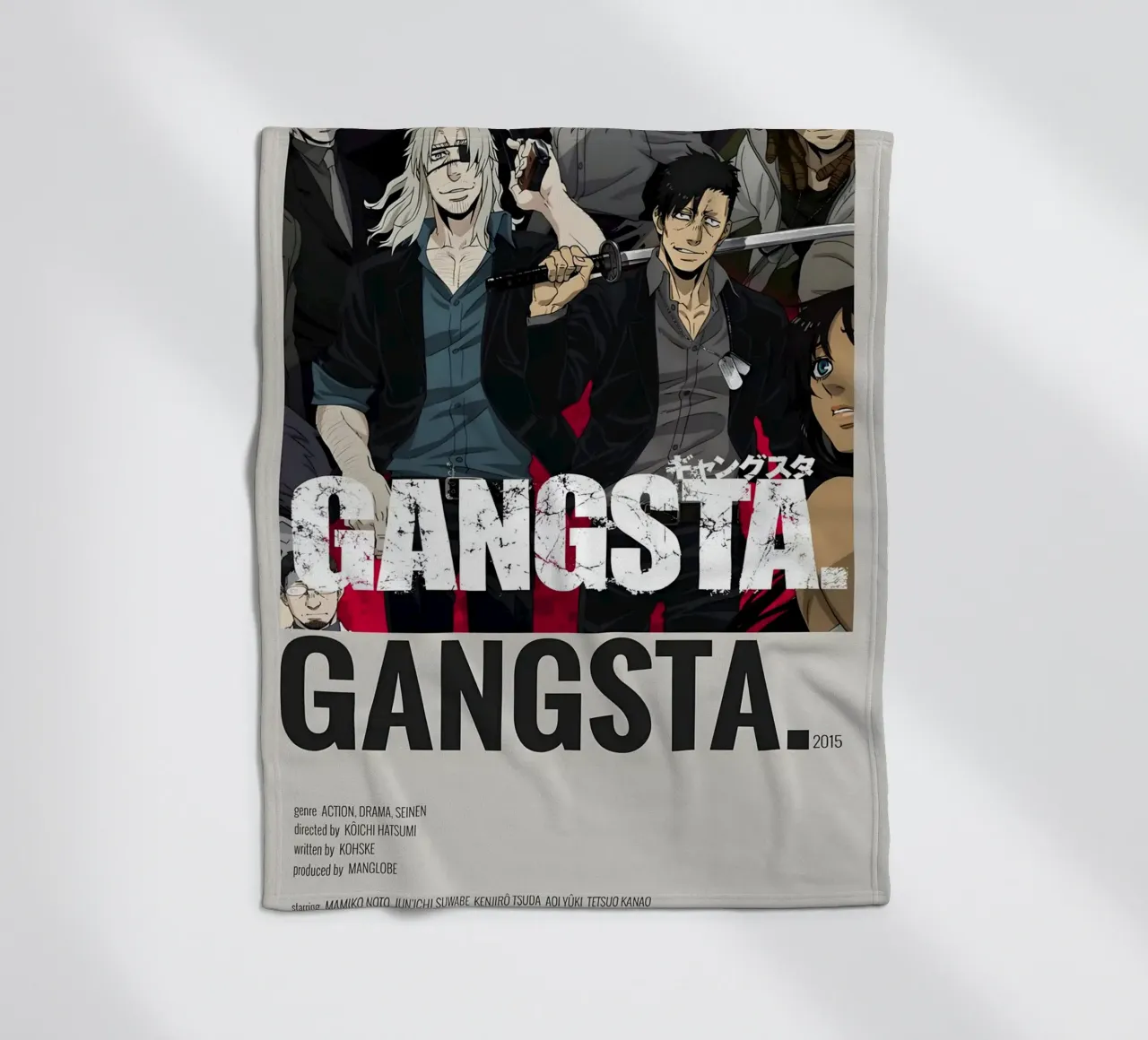 GANGSTA. 2015 coperta in pile da Totoya