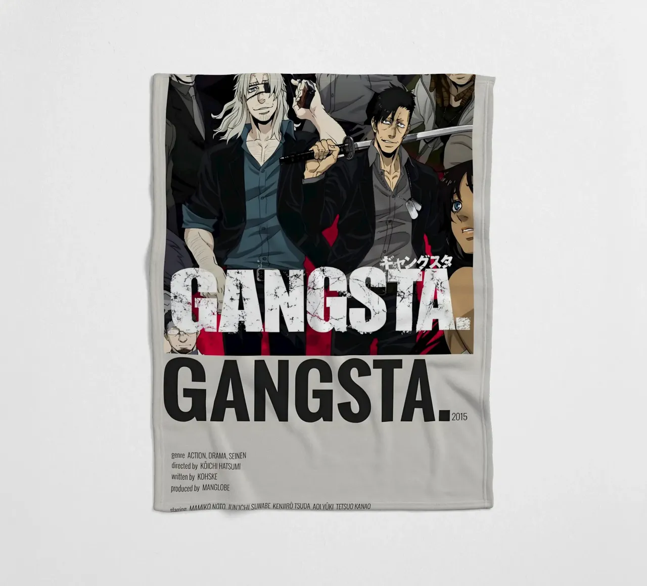 GANGSTA. 2015 coperta in pile da Totoya