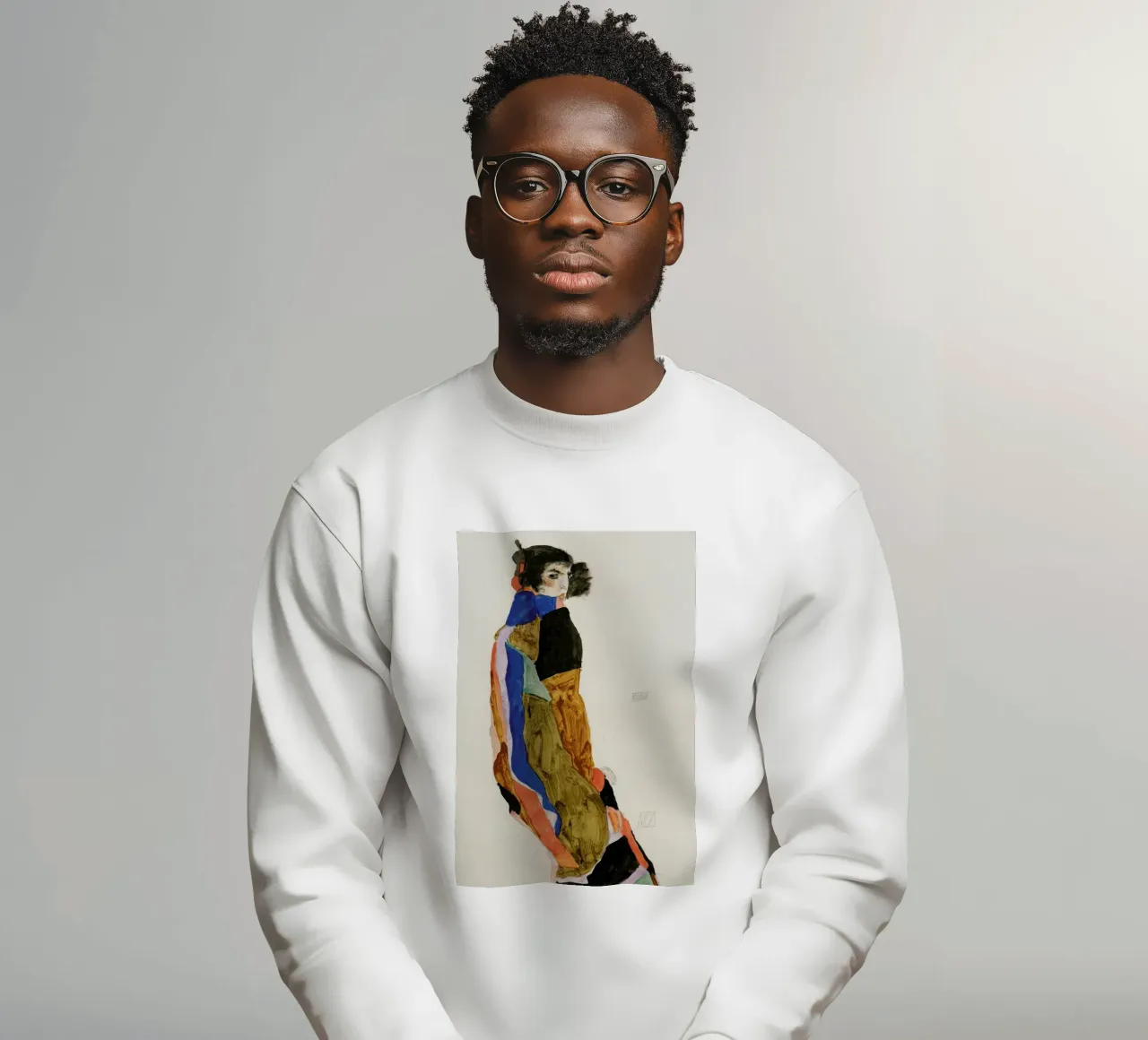 Schiele - Moa II felpa da Vintage by JUNIQE