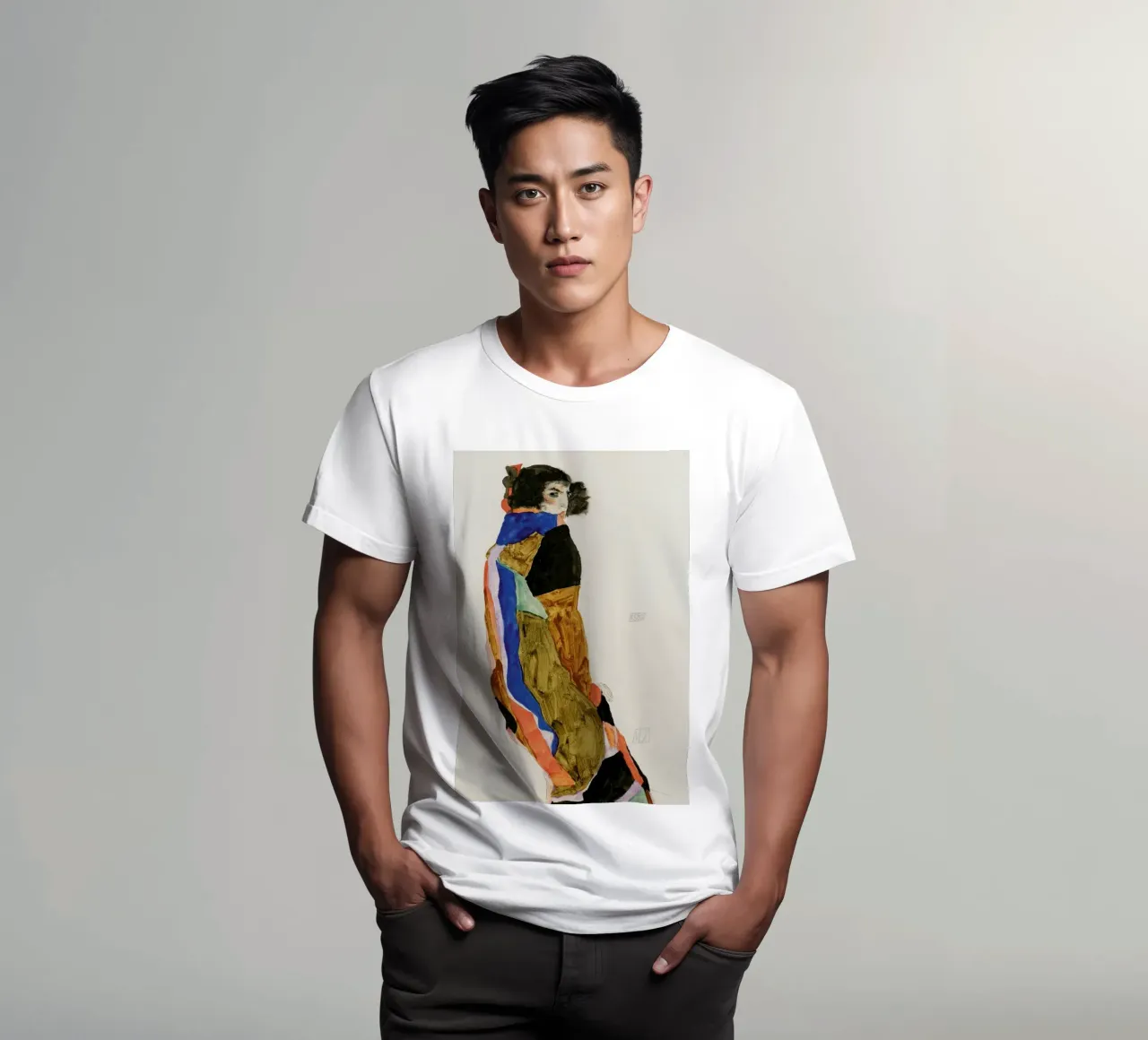 Schiele - Moa II t-shirt da Vintage by JUNIQE