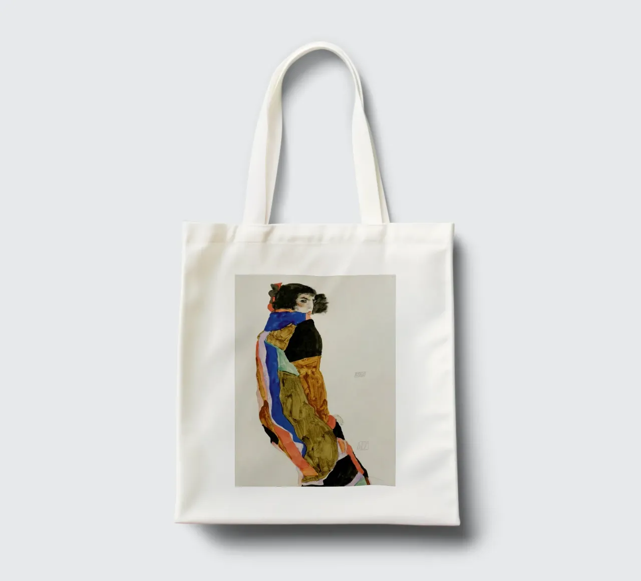 Schiele - Moa II Jutebeutel von Vintage by JUNIQE