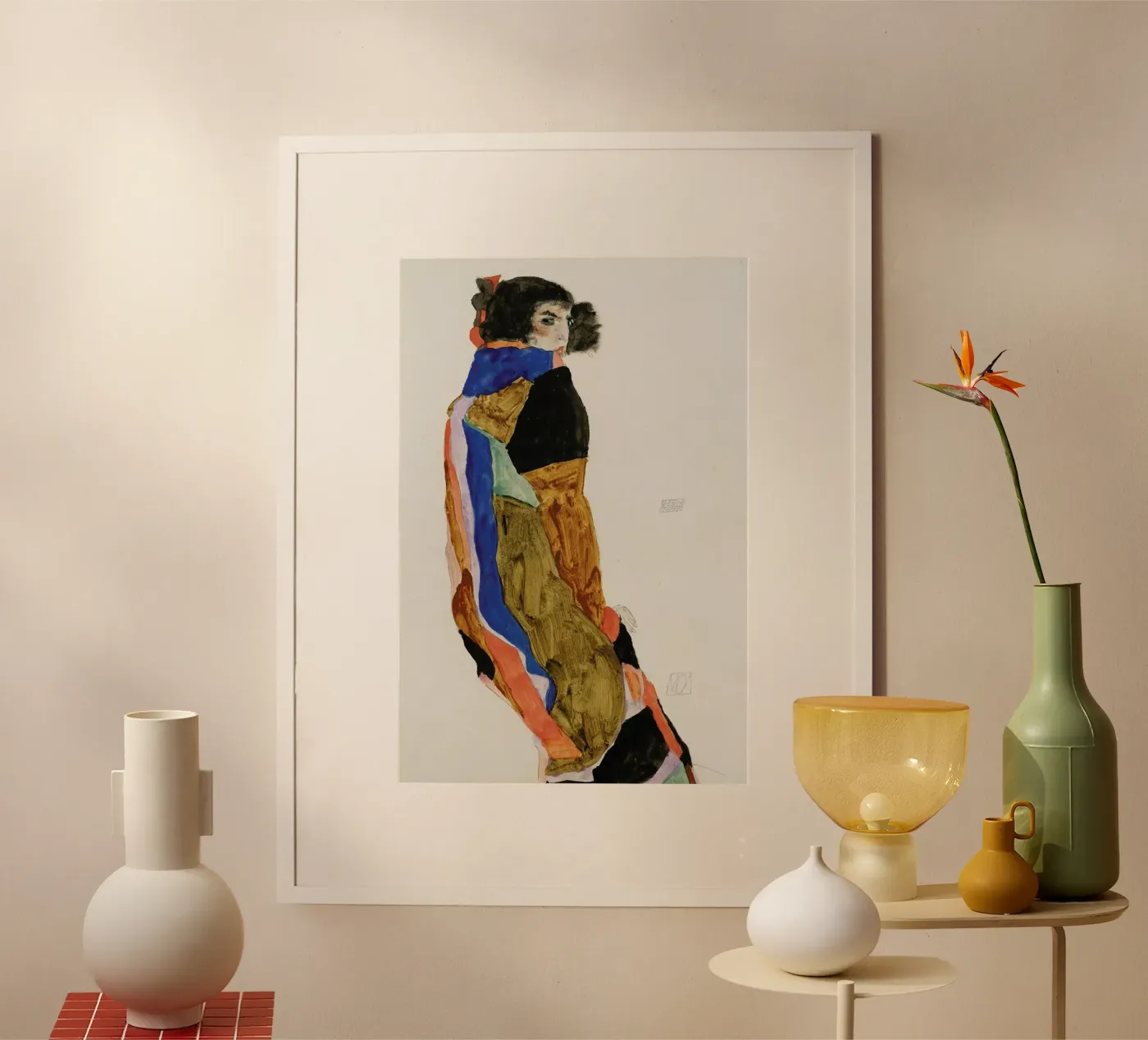 Schiele - Moa II poster da Vintage by JUNIQE