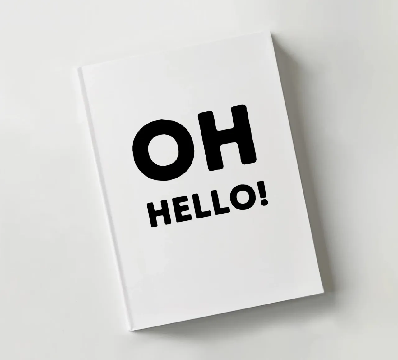 Oh hello :-) - Begrüßung - Flur - Geburt - Wiedersehen notebook by keinkonzept