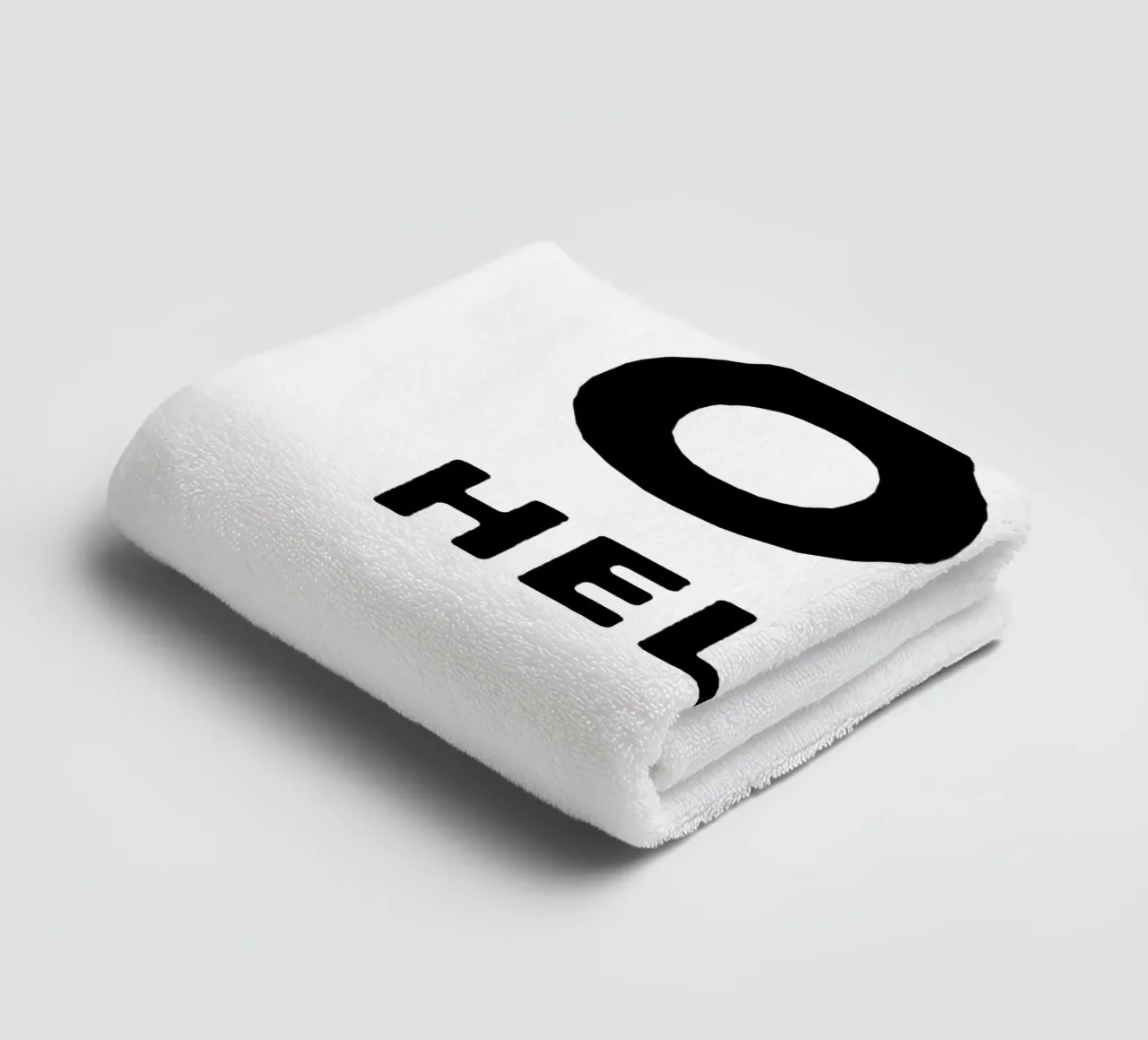 Oh hello :-) - Begrüßung - Flur - Geburt - Wiedersehen towel by keinkonzept