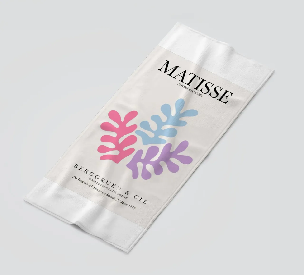 Colore della foglia di Matisse telo mare da Perdana shop