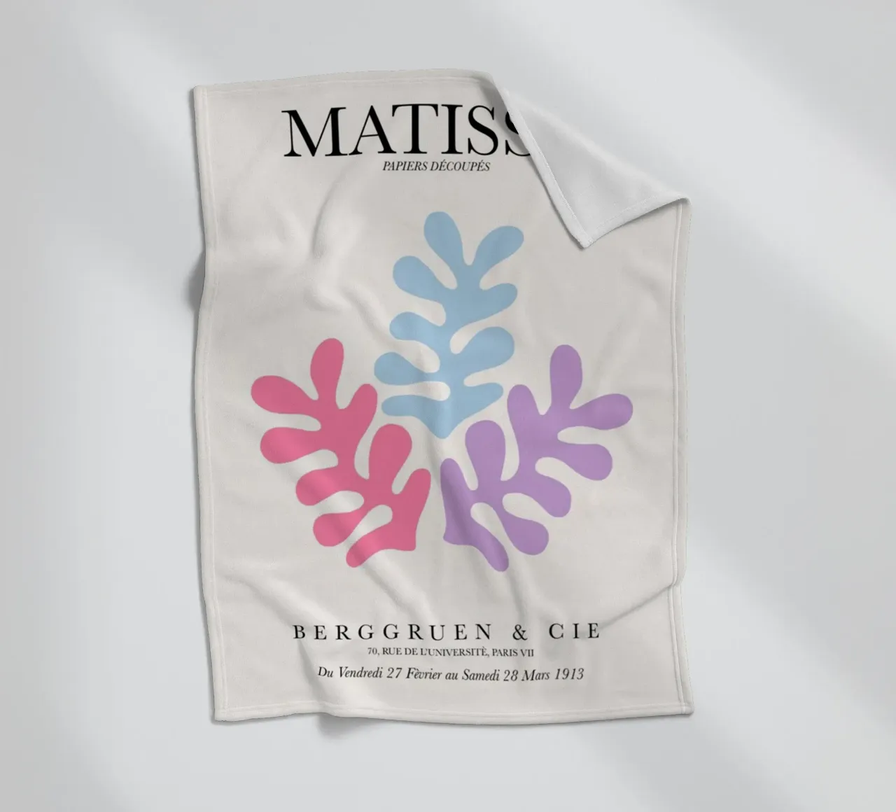 Colore della foglia di Matisse coperta in pile da Perdana shop