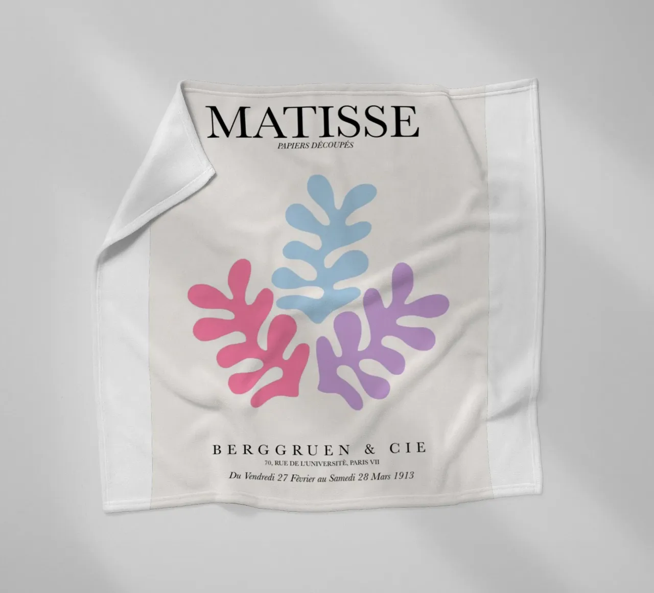 Colore della foglia di Matisse coperta in pile da Perdana shop