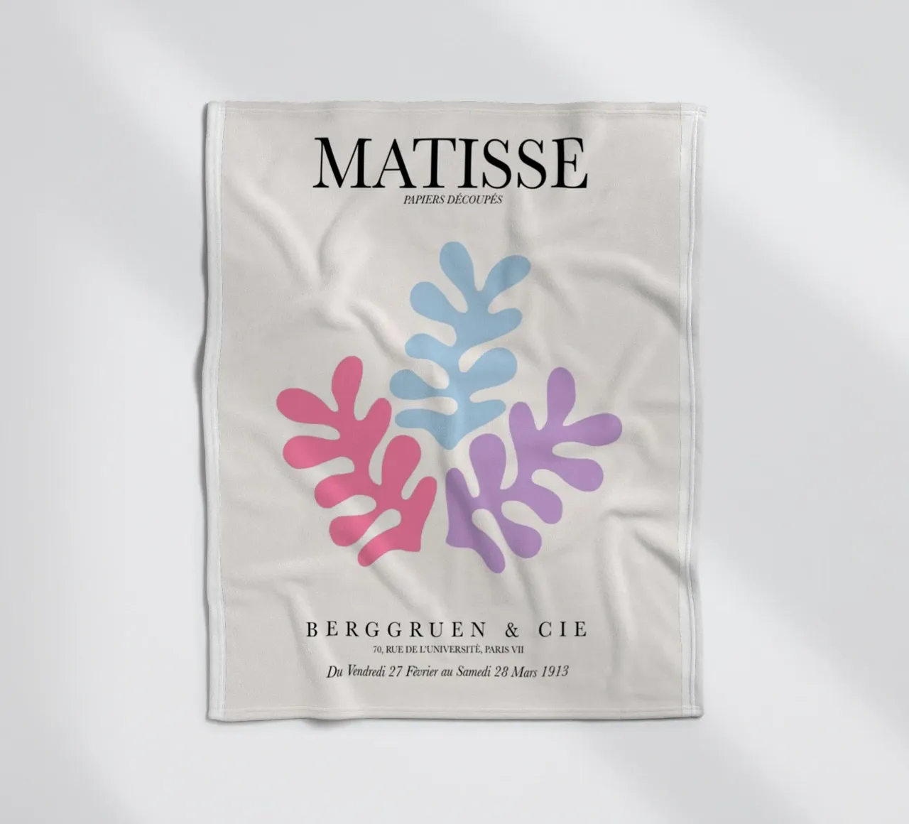 Colore della foglia di Matisse coperta in pile da Perdana shop