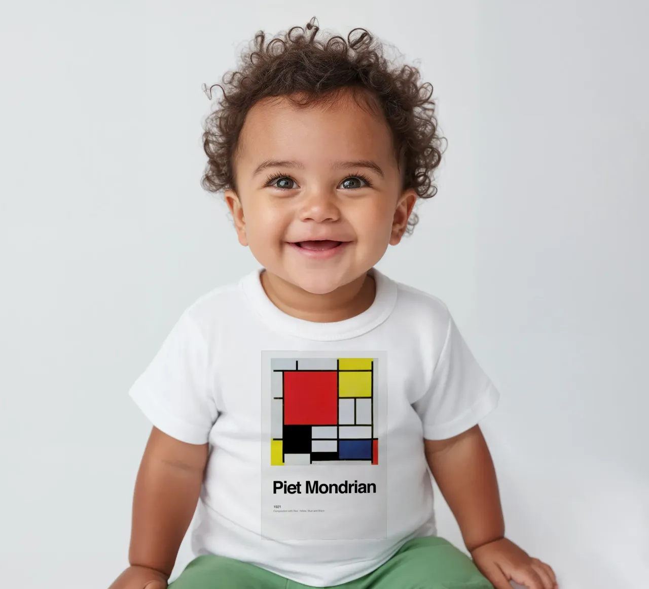 Mondrian - Composition with Red, Yellow, Blue and Black Baby T-Shirt von ARTOTHEK