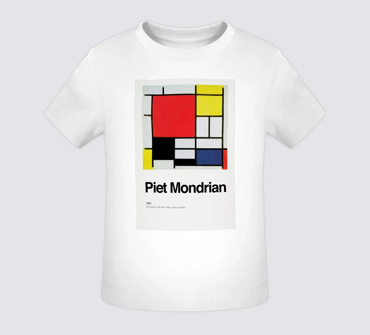 Mondrian - Composition with Red, Yellow, Blue and Black Baby T-Shirt von ARTOTHEK