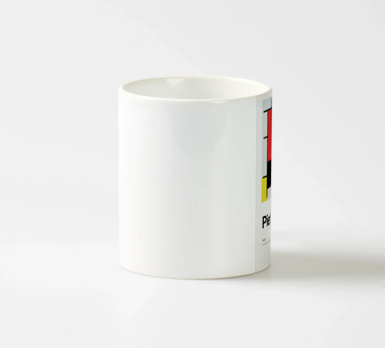 Mondrian - Composition with Red, Yellow, Blue and Black tazza in ceramica da ARTOTHEK
