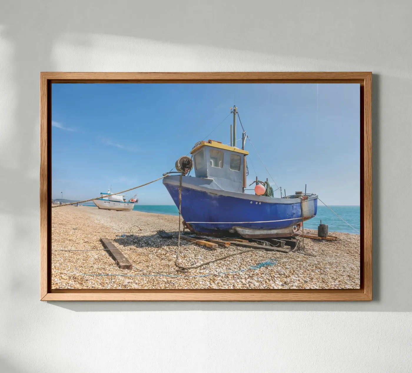 Fischerboote Leinwand von Dave Hare Photography