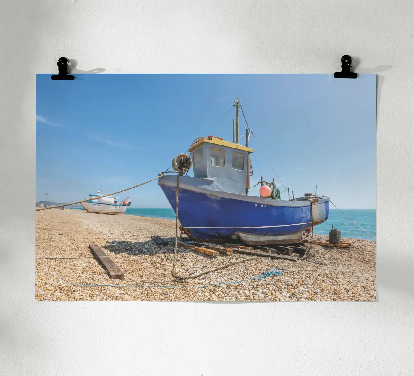 Fishing Boats Poster von Dave Hare Photography