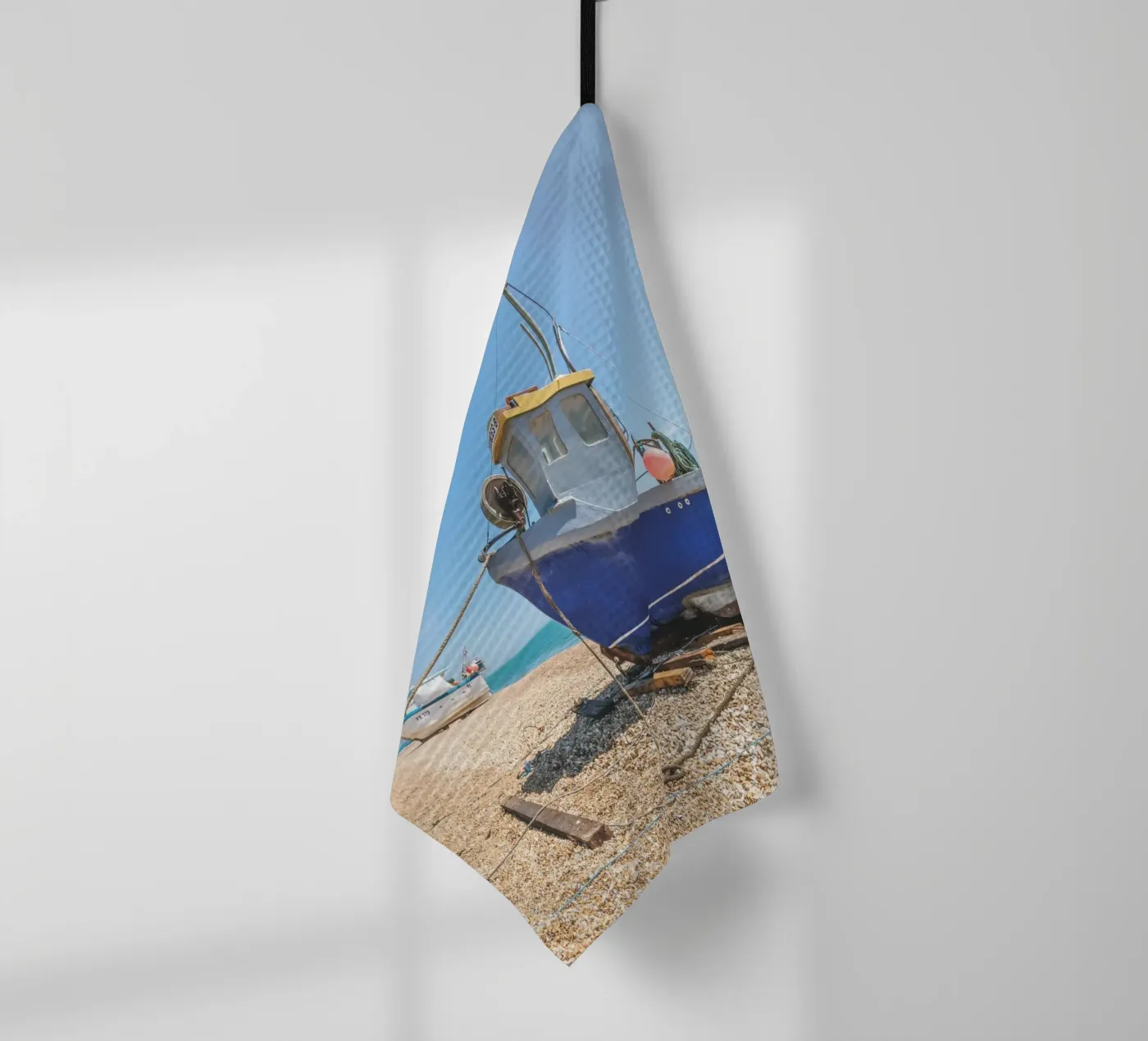 Fischerboote Geschirrtuch von Dave Hare Photography