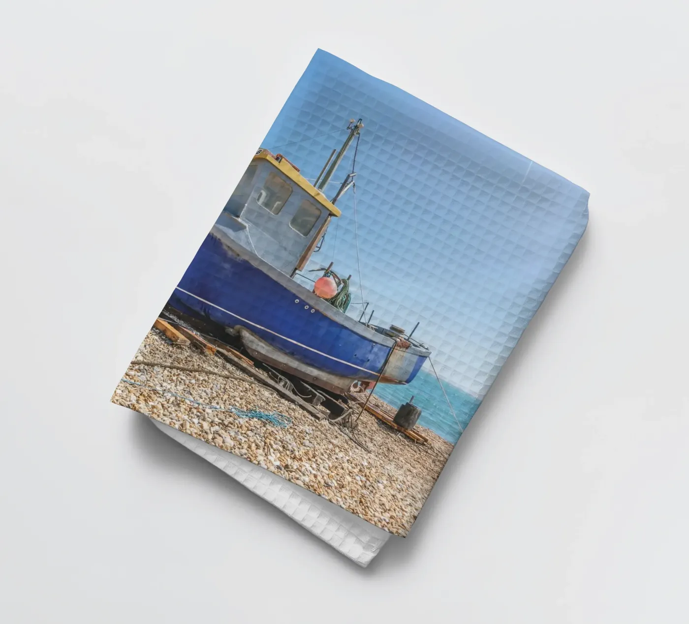 Fischerboote Geschirrtuch von Dave Hare Photography