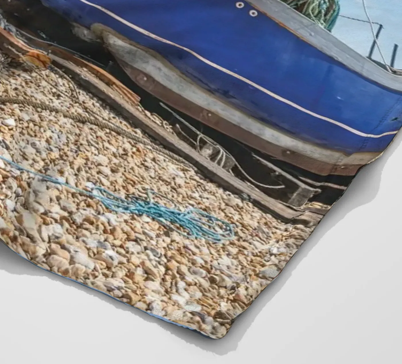 Fishing Boats Fleecedecke von Dave Hare Photography