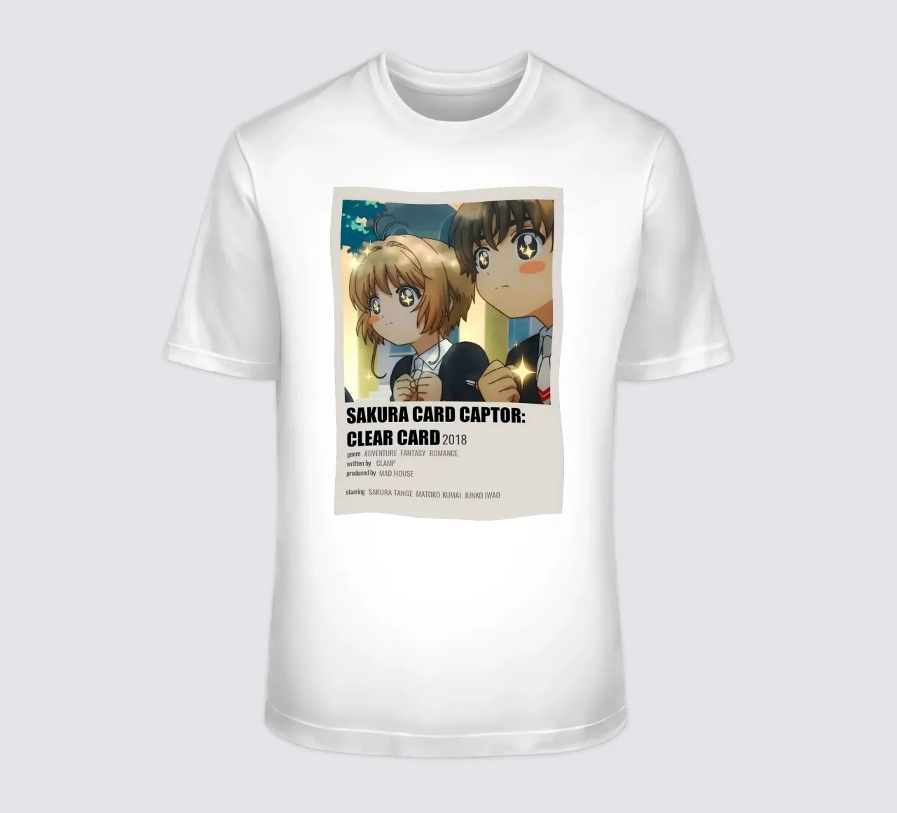 SAKURA CARD CAPTOR:  CLEAR CARD 2018 t-shirt da Totoya