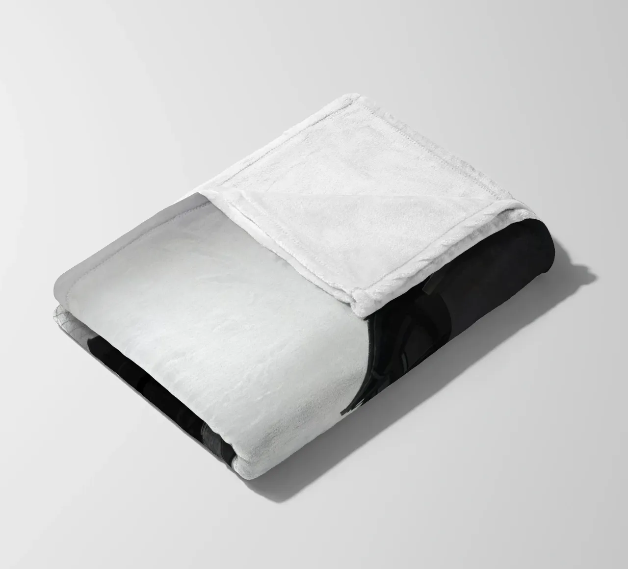 vue des toits et de l'horizon lointain sous un ciel lumineux plaid polaire de DesignDoodle