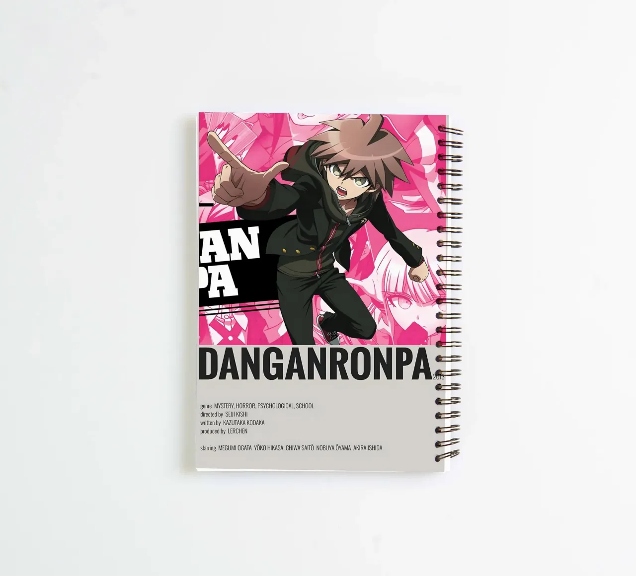 DANGANRONPA 2013 cuaderno de espiral de Totoya
