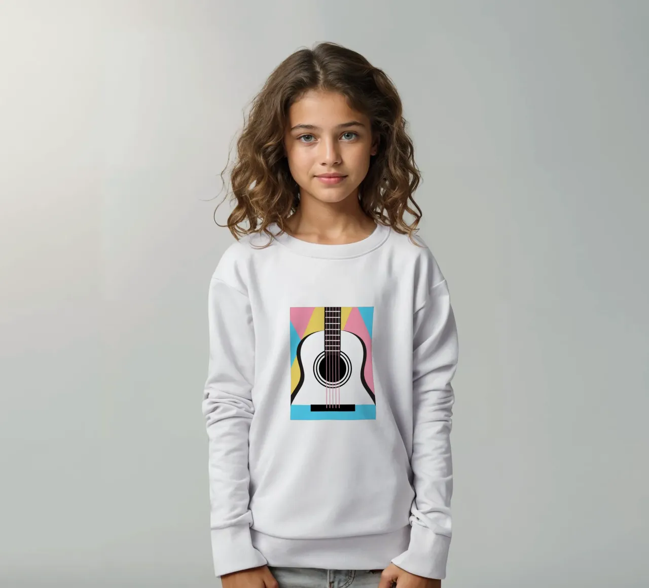 Chitarra felpa bambino da LOOK DIFFERENT