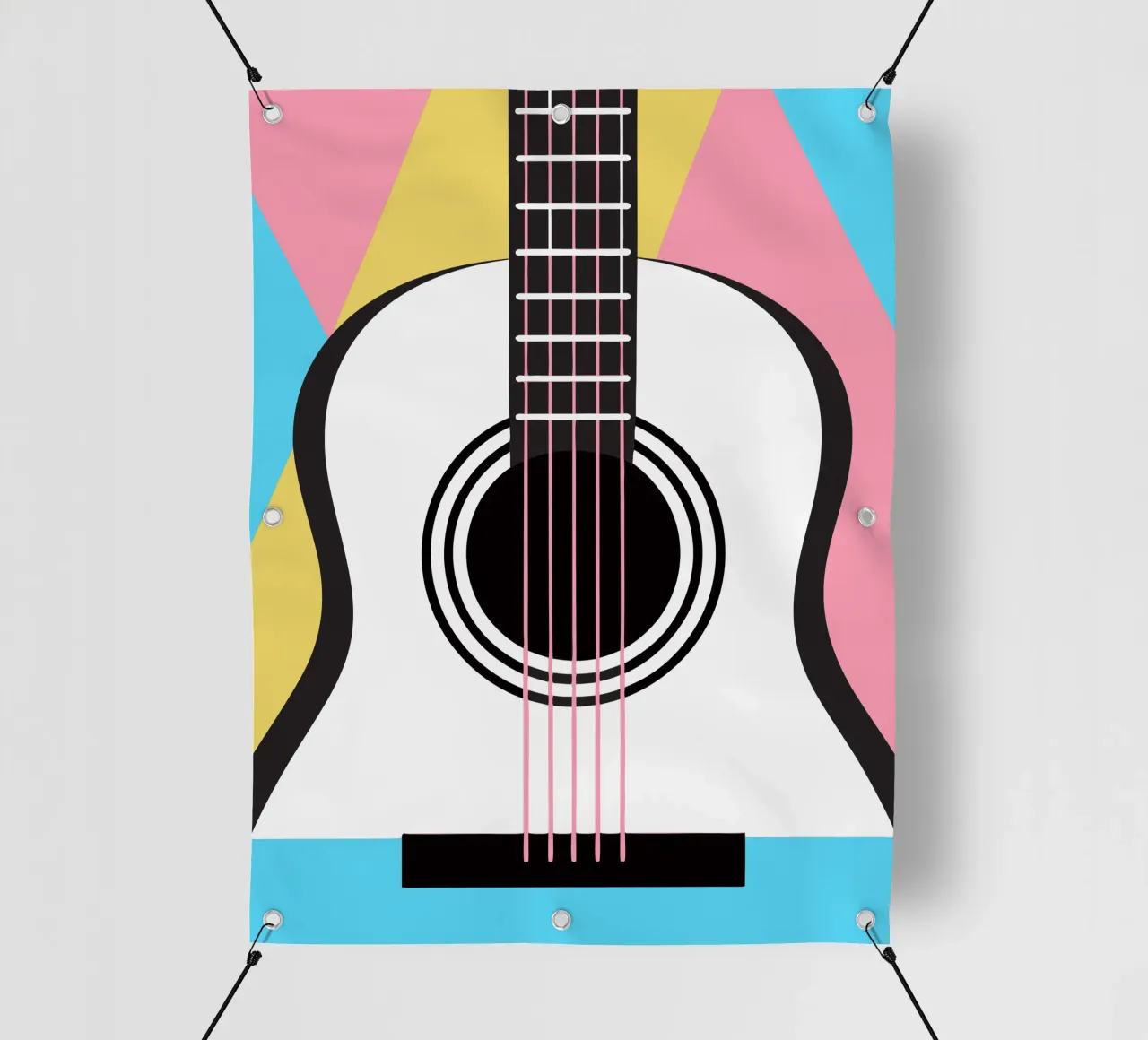 Chitarra telo in pvc da LOOK DIFFERENT