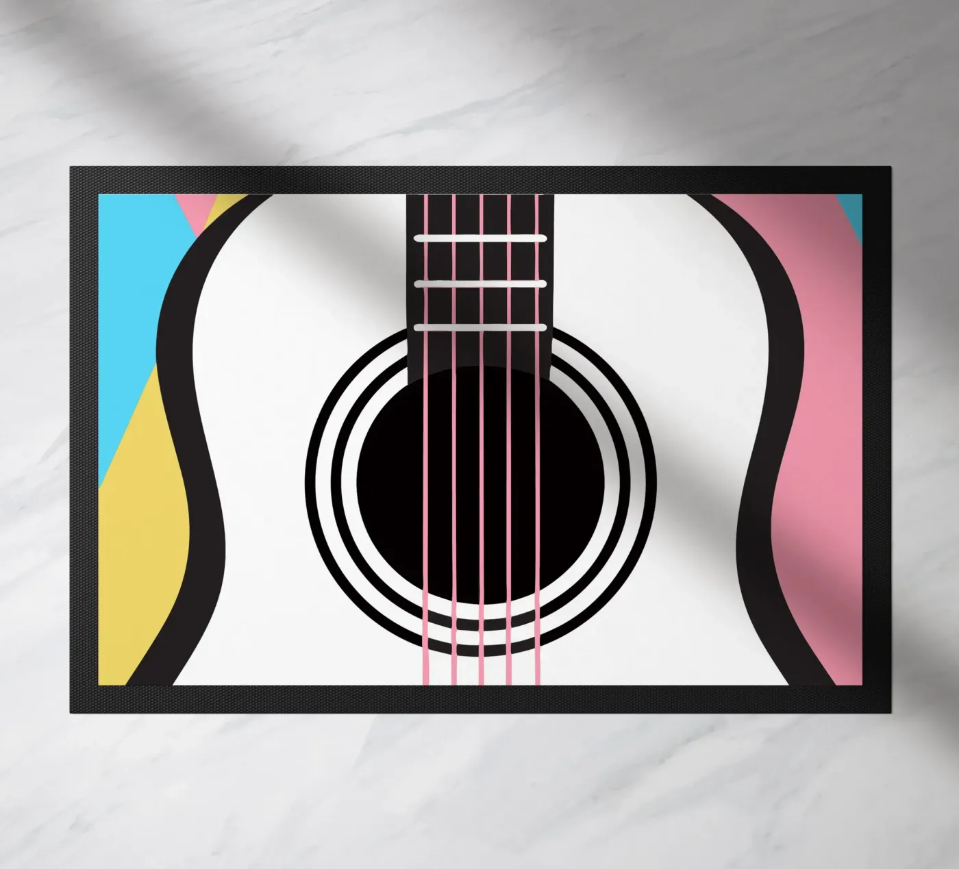 Guitar doormat by LOOK DIFFERENT