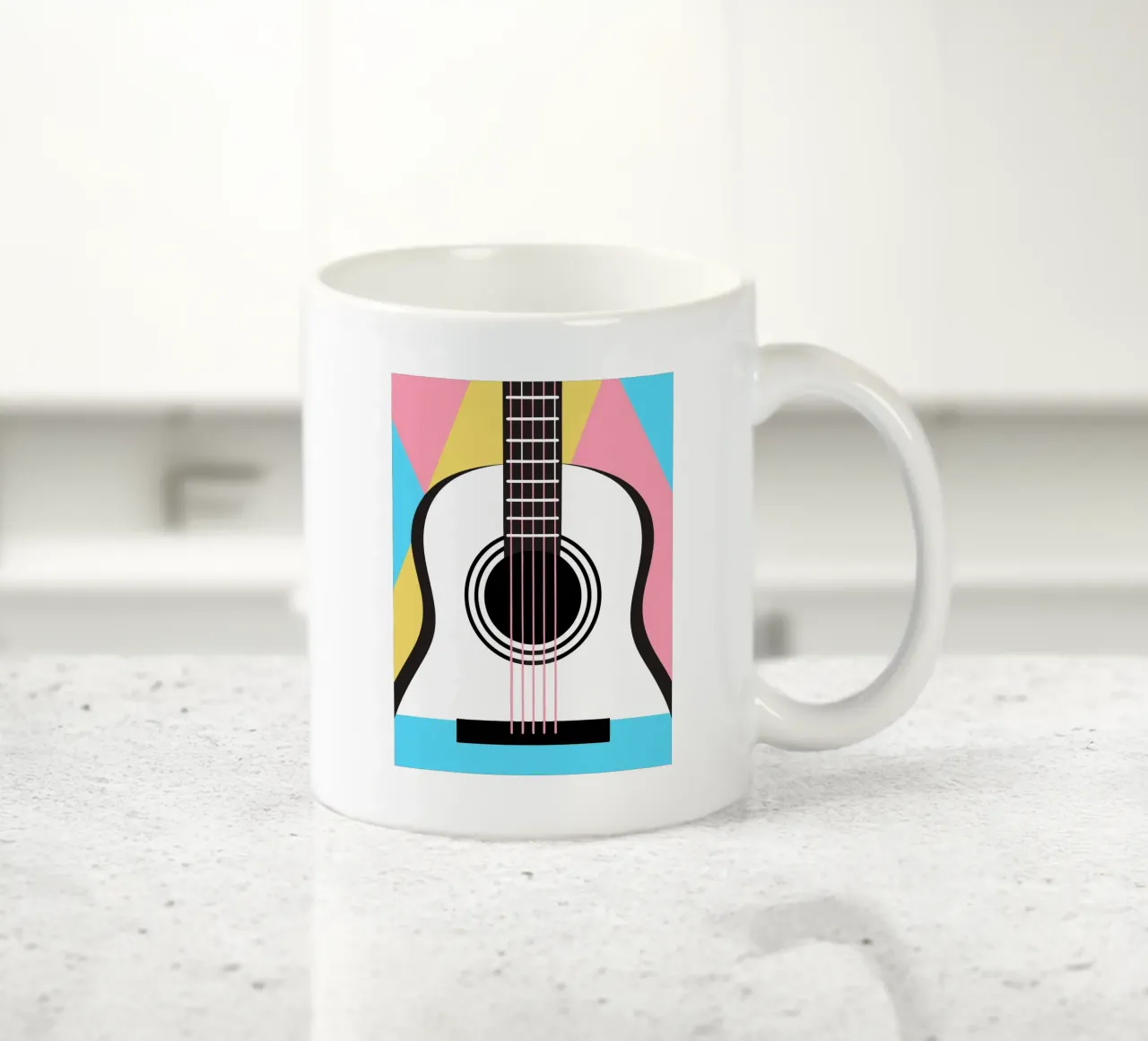 Gitarre Keramik Tasse von LOOK DIFFERENT