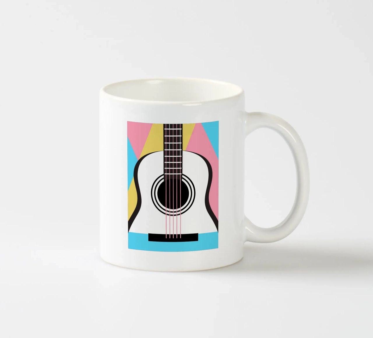 Chitarra tazza in ceramica da LOOK DIFFERENT