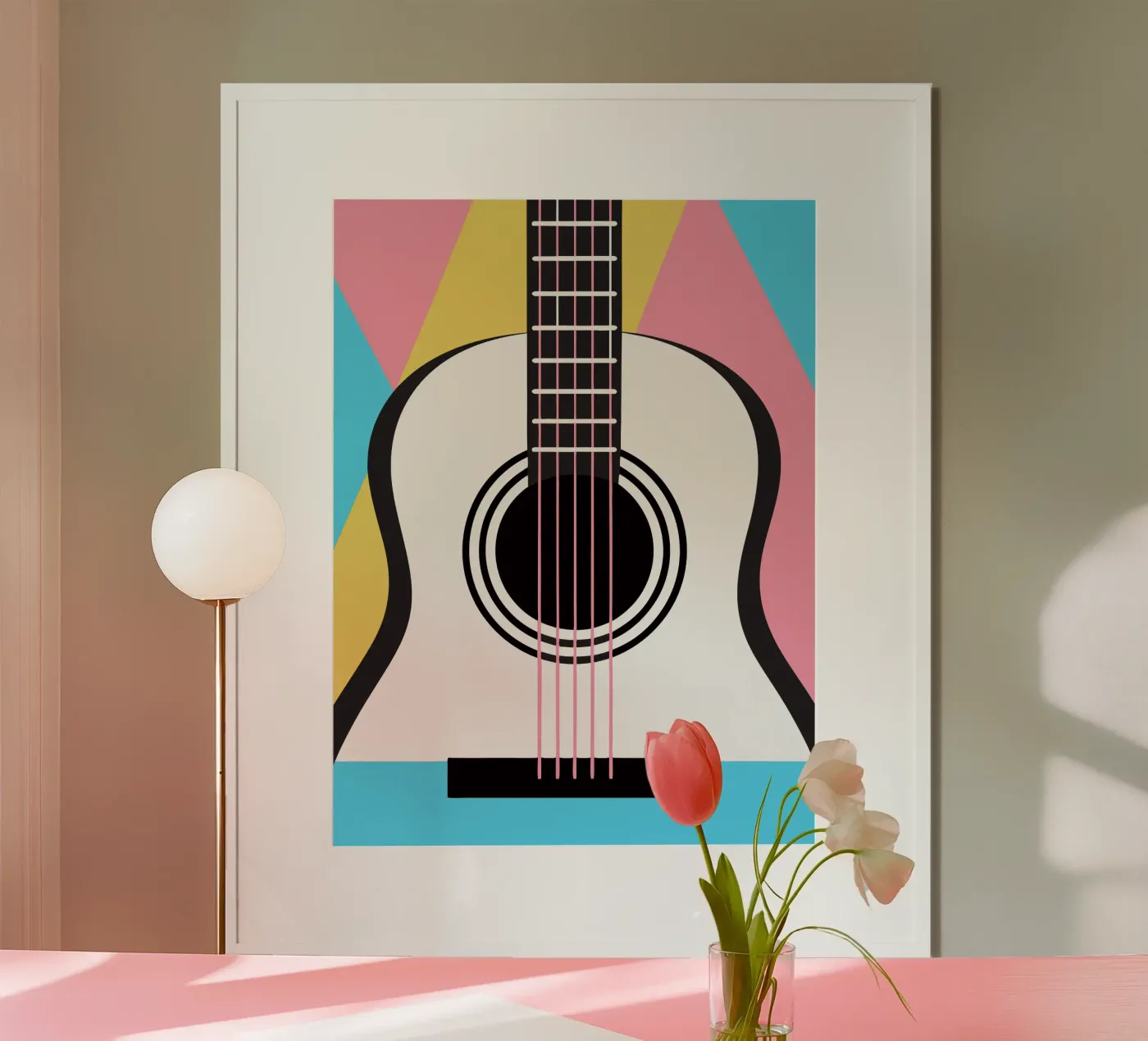 Guitare poster de LOOK DIFFERENT