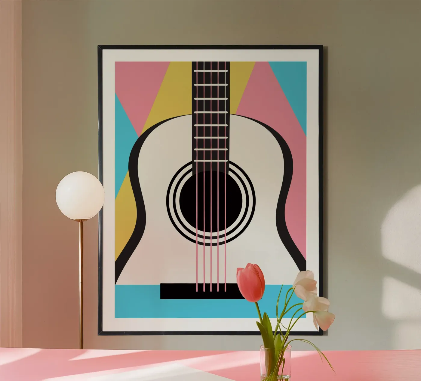 Guitare poster de LOOK DIFFERENT