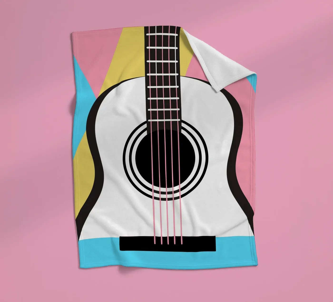 Gitarre Fleecedecke von LOOK DIFFERENT