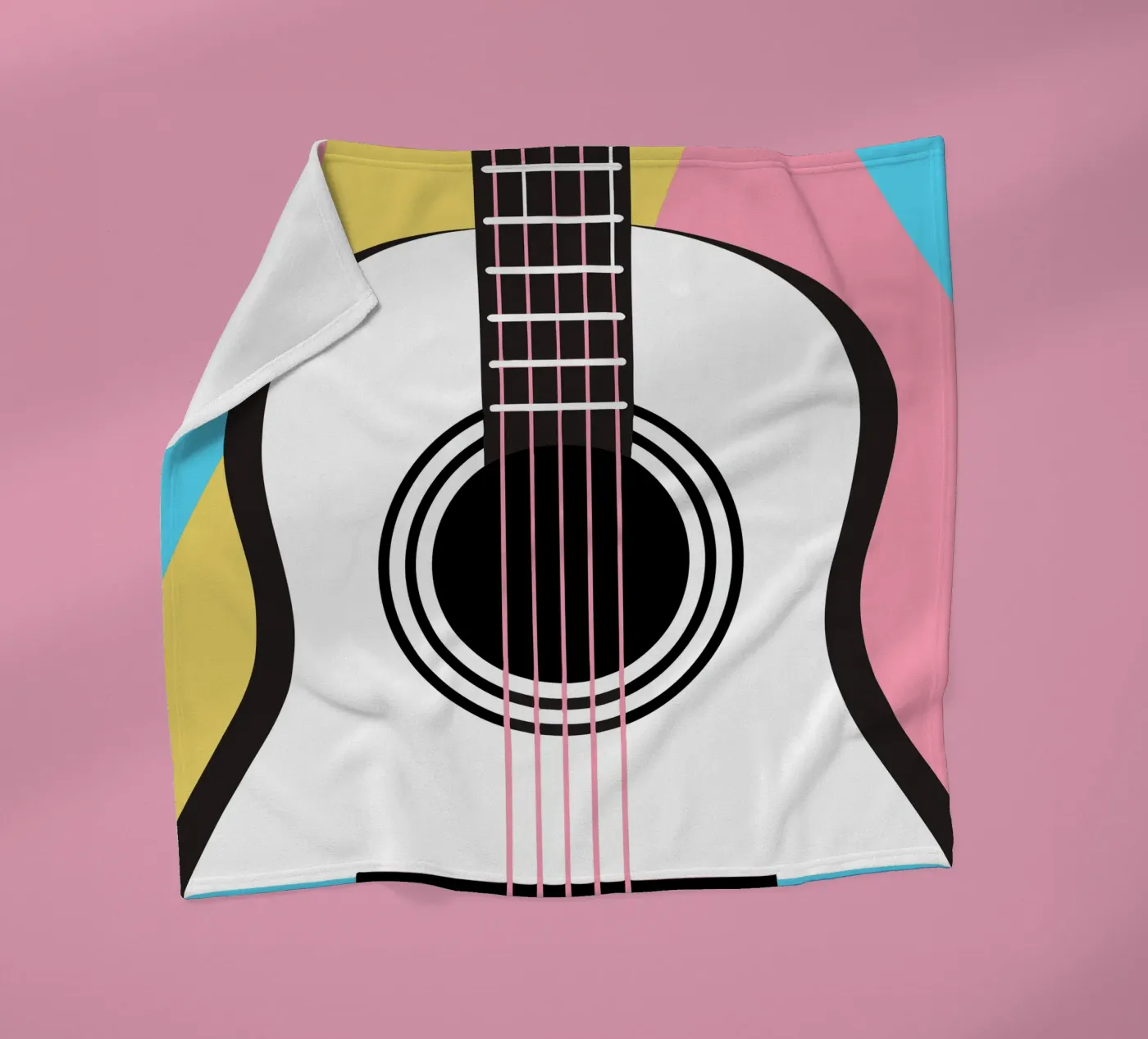 Gitarre Fleecedecke von LOOK DIFFERENT