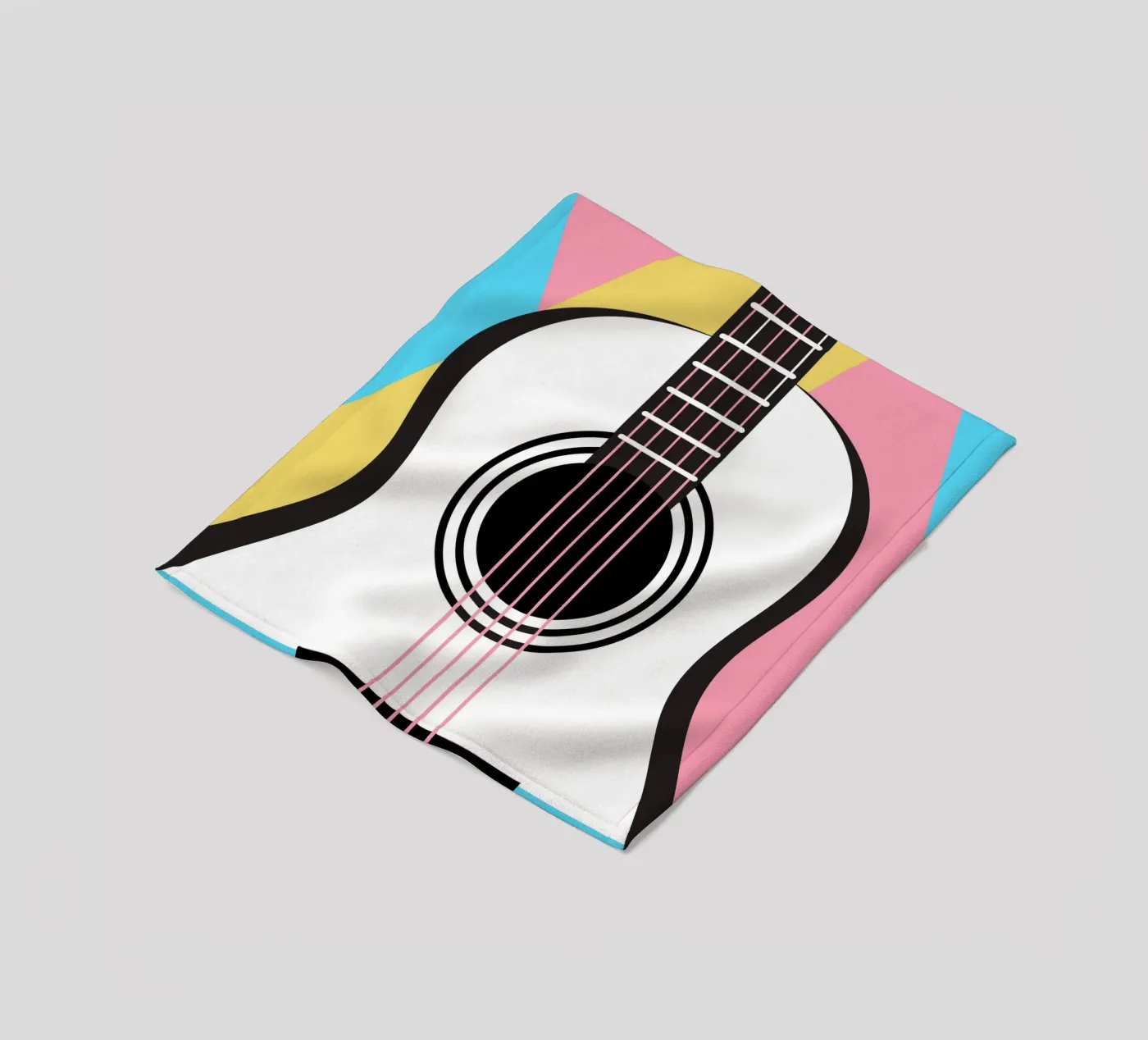 Gitarre Fleecedecke von LOOK DIFFERENT