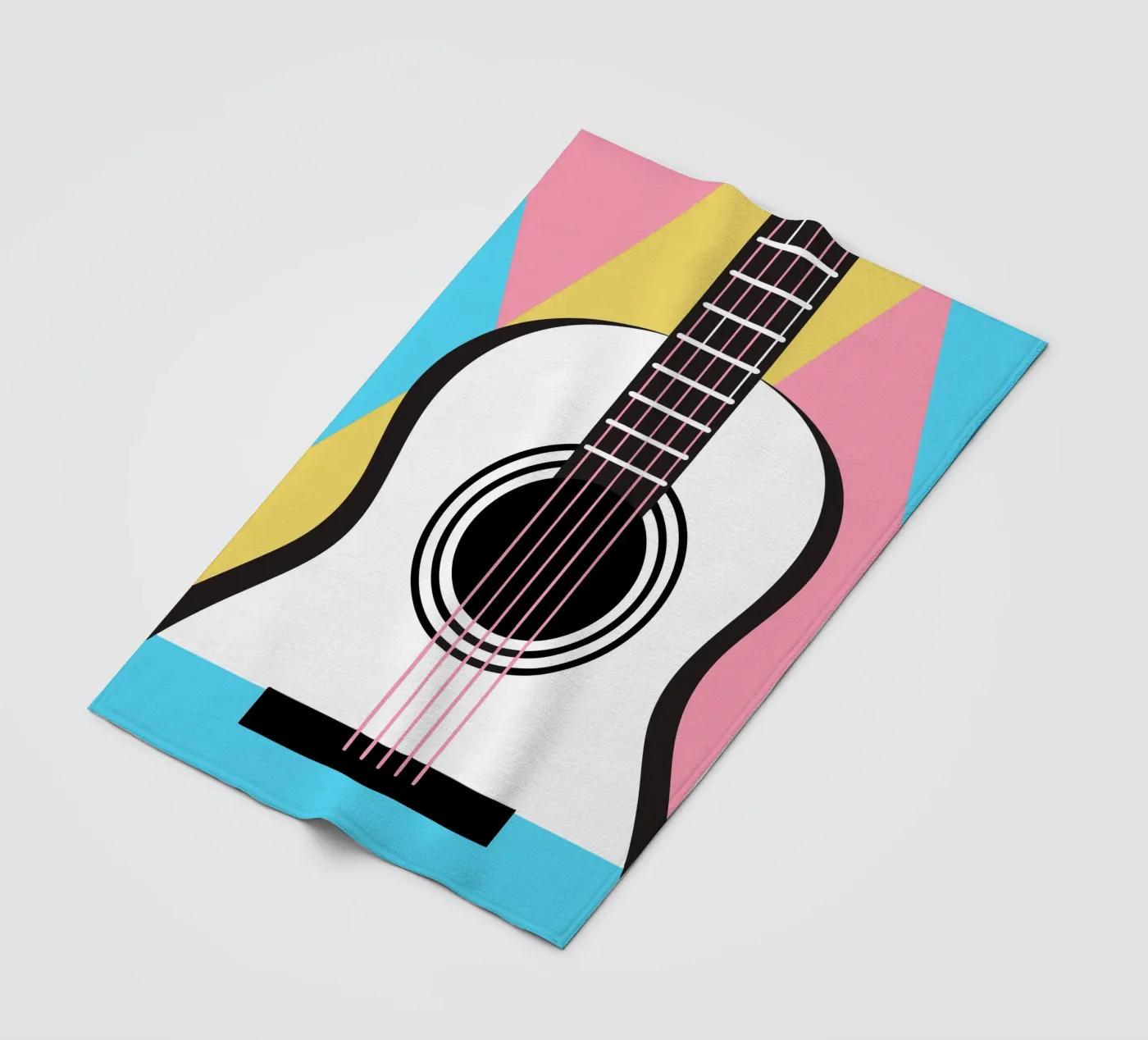 Gitarre Fleecedecke von LOOK DIFFERENT