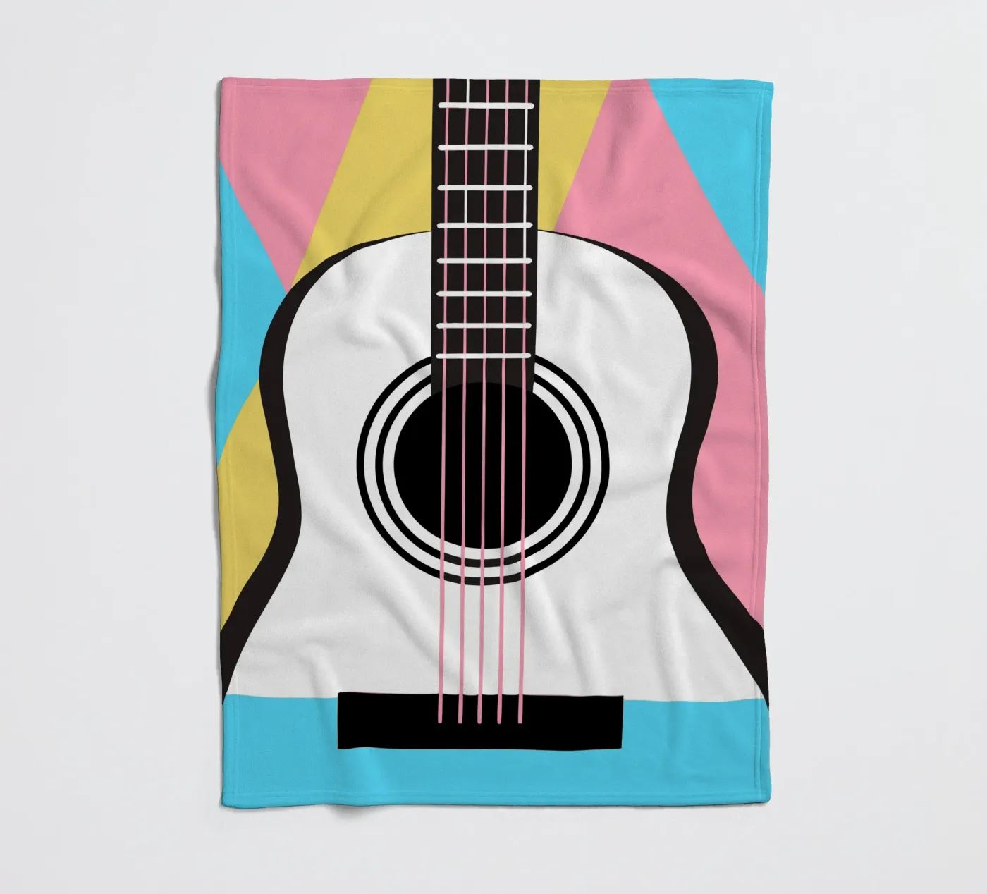 Gitarre Fleecedecke von LOOK DIFFERENT