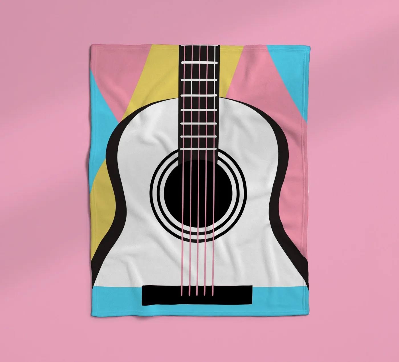 Gitarre Fleecedecke von LOOK DIFFERENT