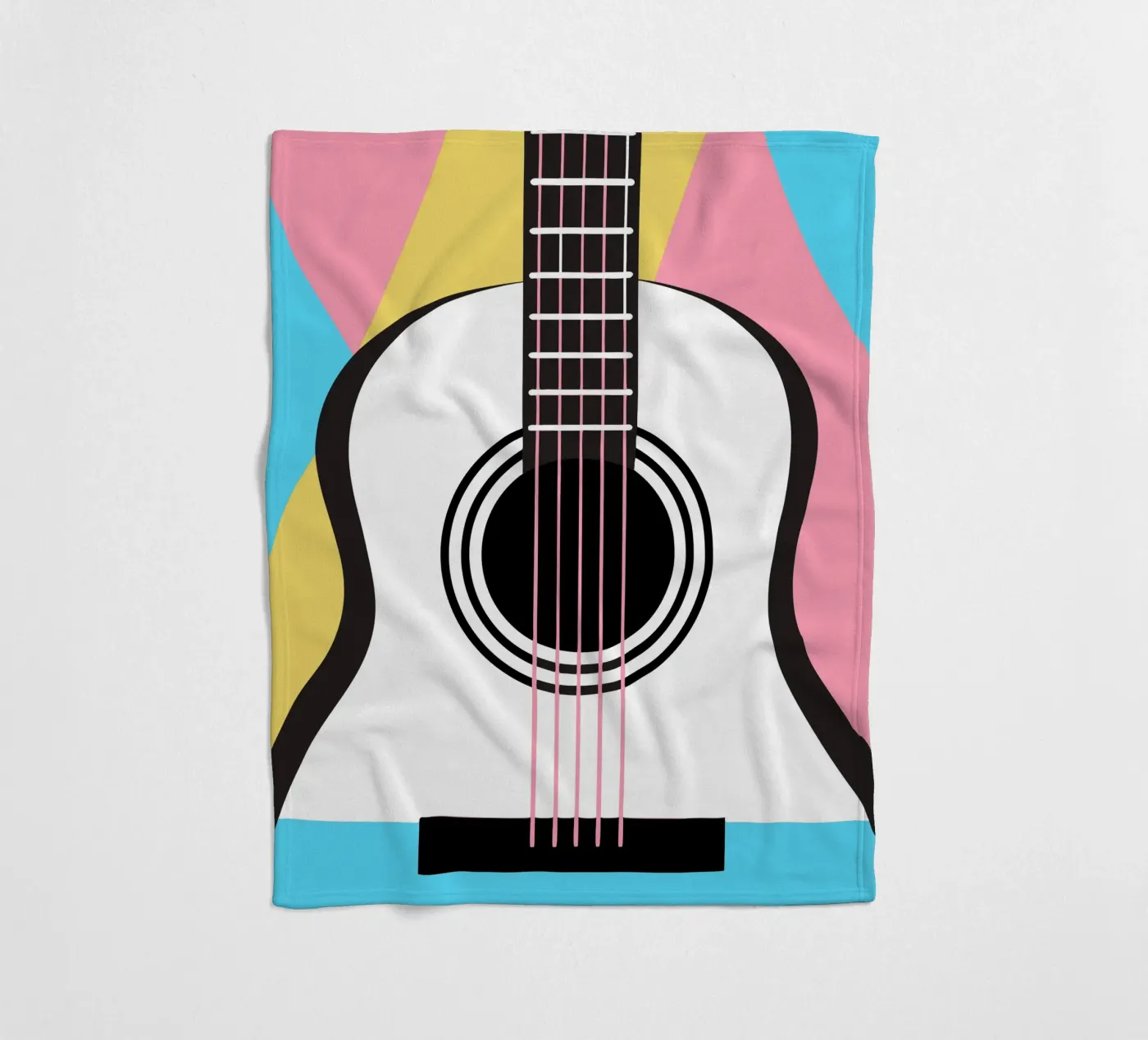 Gitarre Fleecedecke von LOOK DIFFERENT