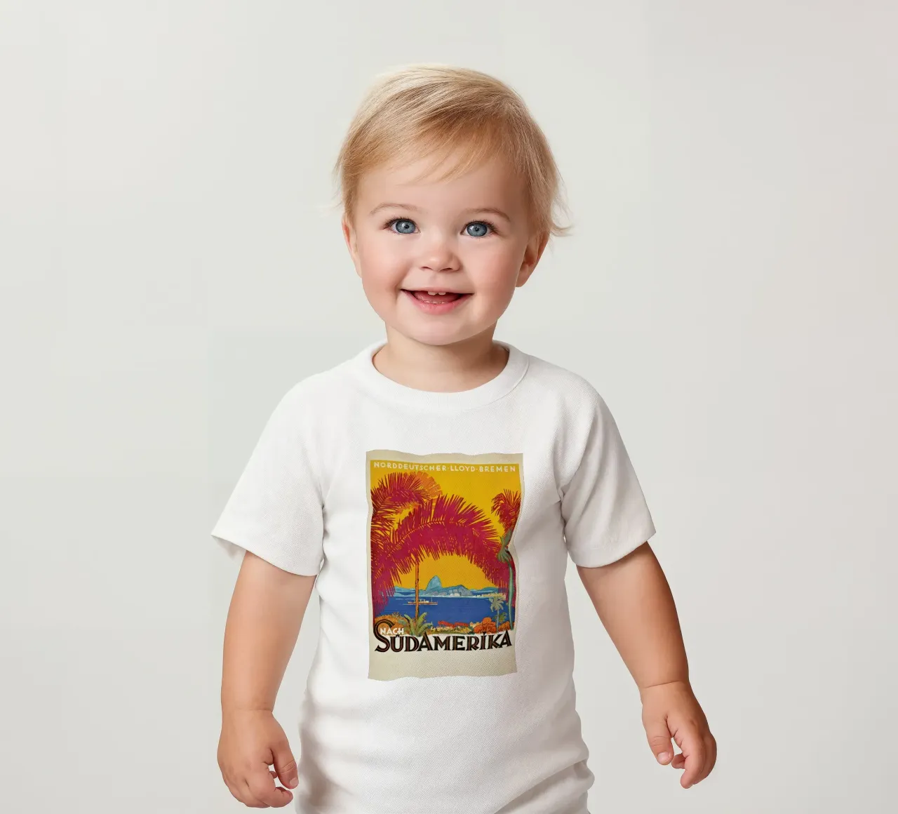 Bernd Steiner - Norddeutscher Lloyd baby t-shirt by ARTOTHEK