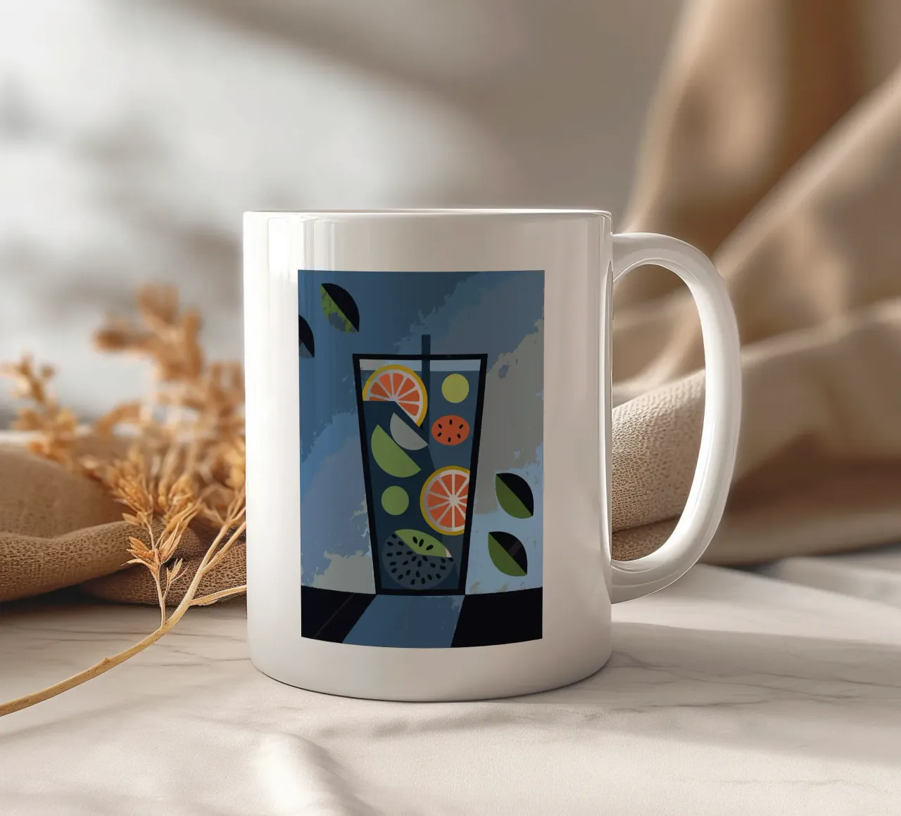 Bevanda al succo tazza in ceramica da LOOK DIFFERENT