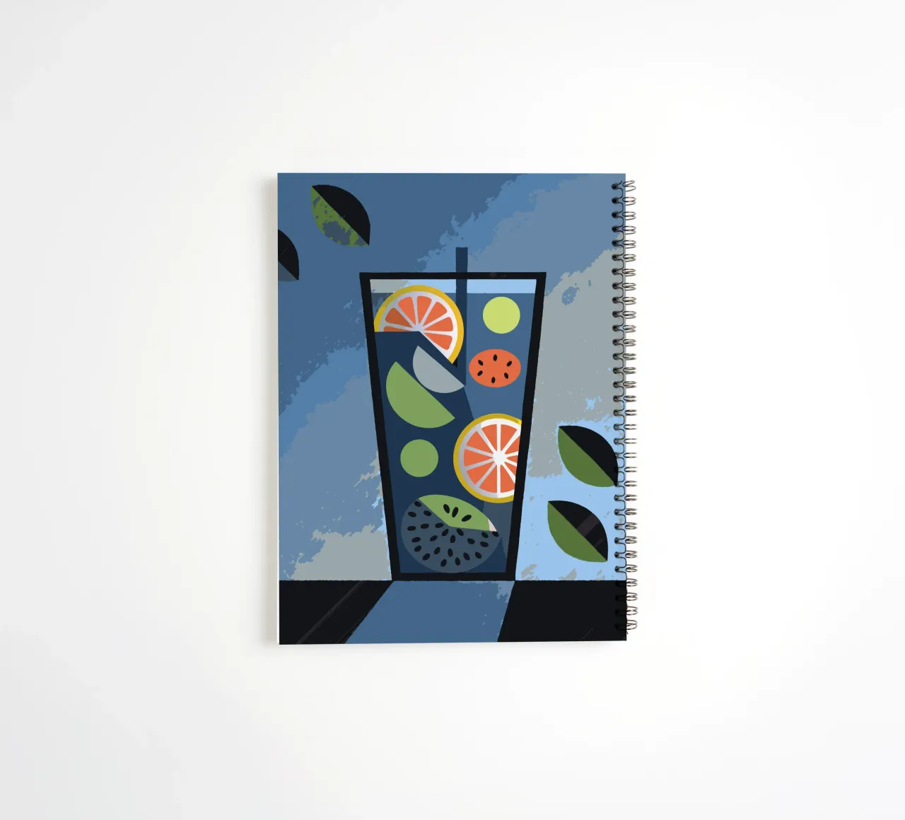 Bebida de zumo cuaderno de espiral de LOOK DIFFERENT