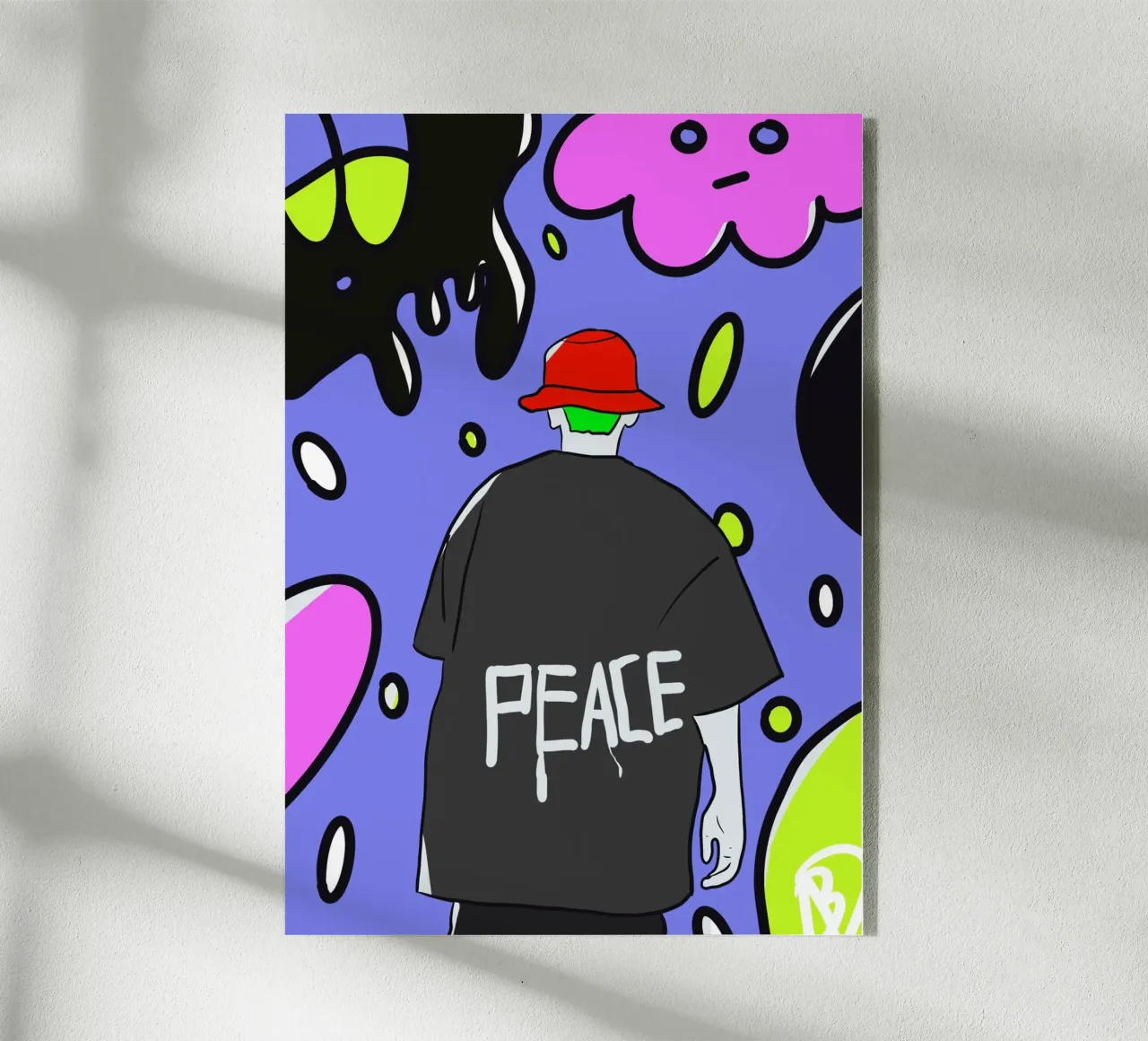 Peace plexiglass da Bedfrnt Art