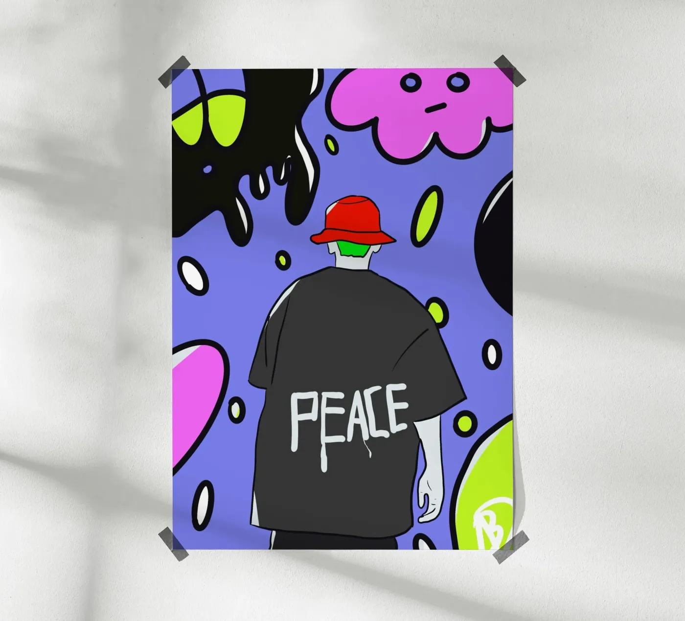 Peace poster da Bedfrnt Art