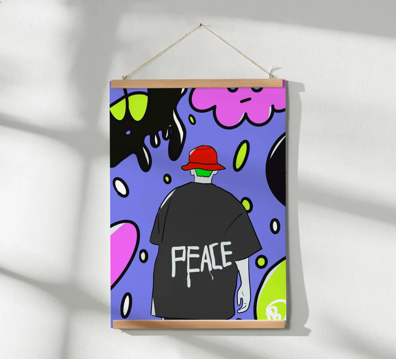 Peace poster da Bedfrnt Art