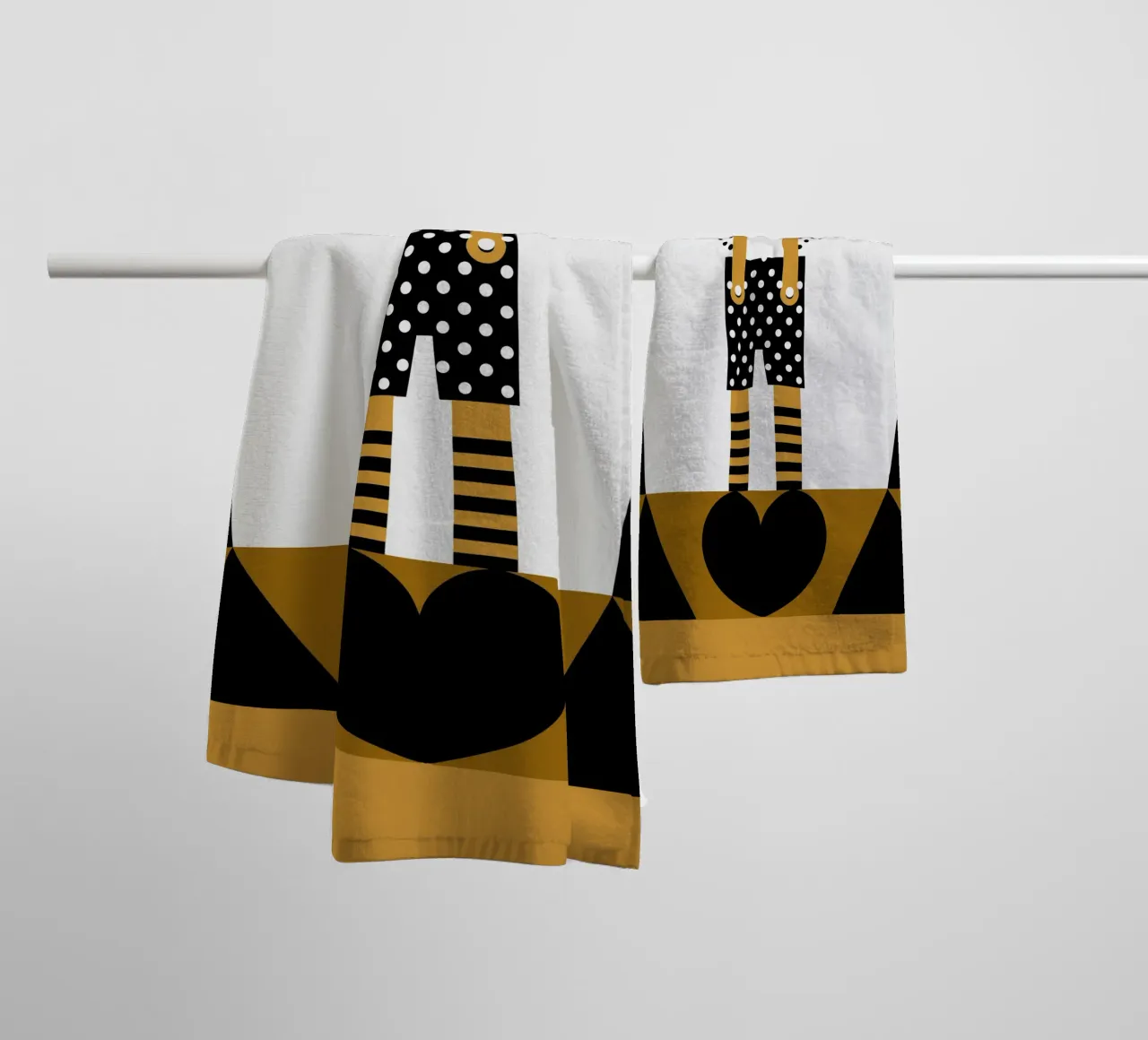 Personaggio clown asciugamano da bagno da LOOK DIFFERENT