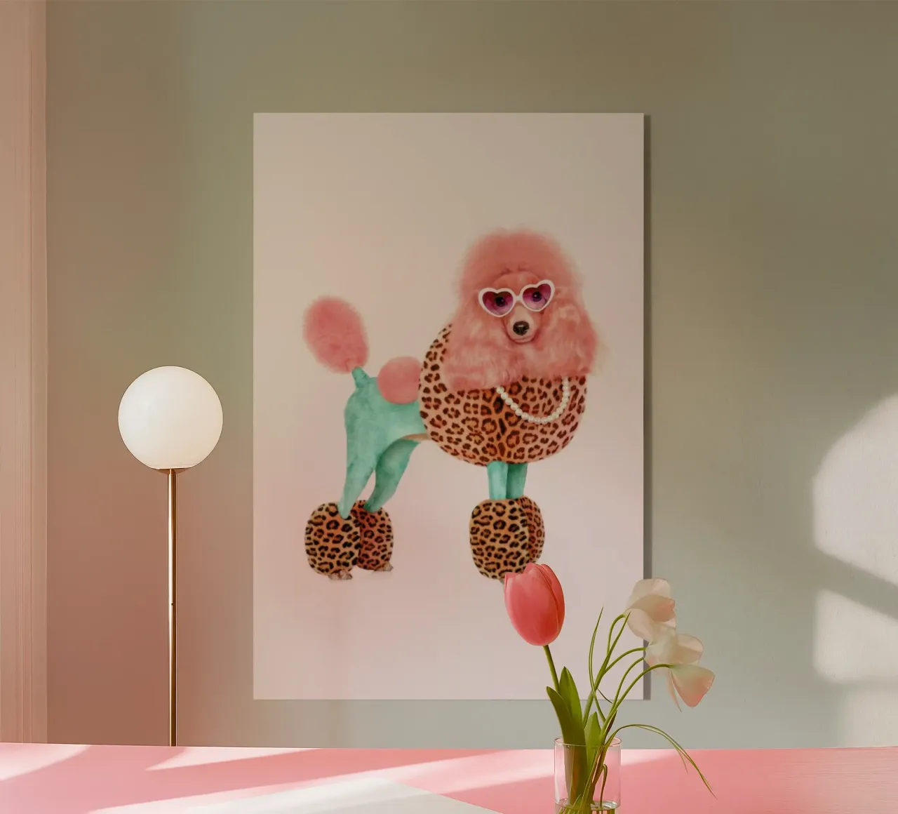 Funky Poodle plexiglass da Paul Fuentes Design
