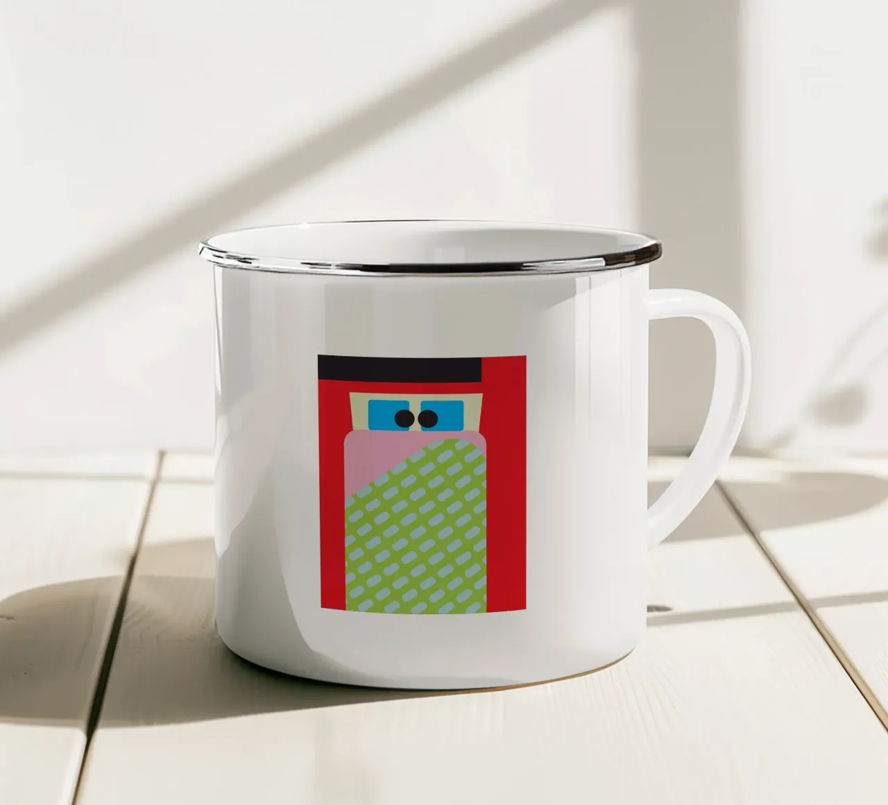 Letto Materasso tazza in smalto da LOOK DIFFERENT